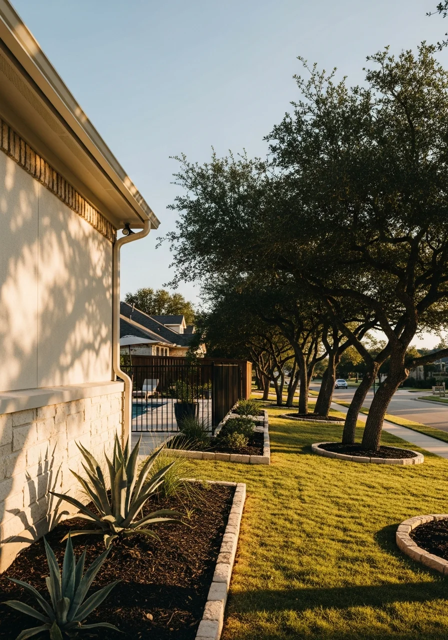Timberwood Park home exterior showing neighborhood character and mature landscaping.
